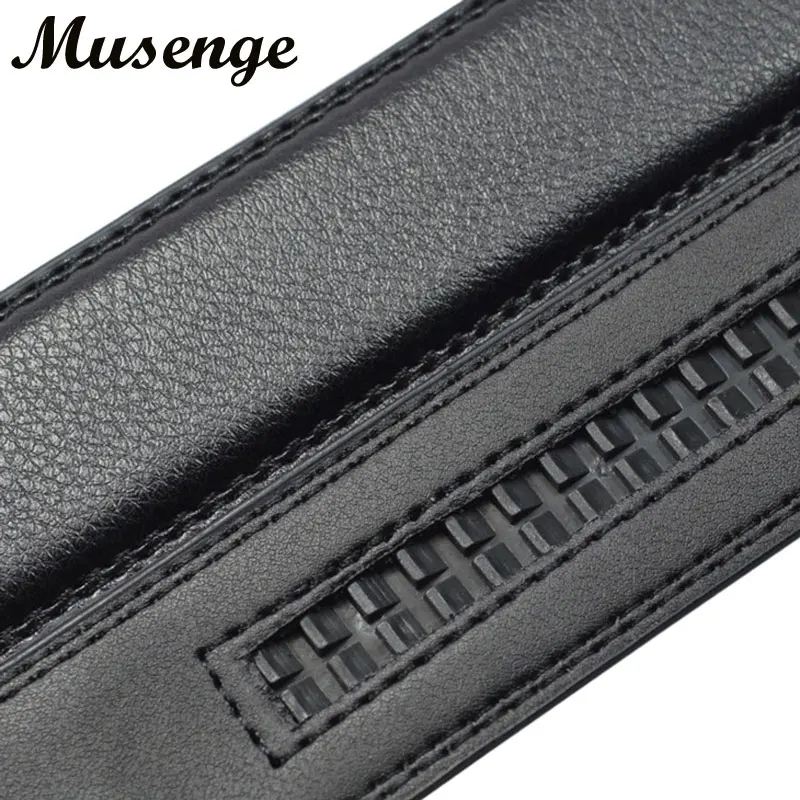 Мужской кожаный ремень Musenge дизайнерский роскошный автоматический ремень|mens belts