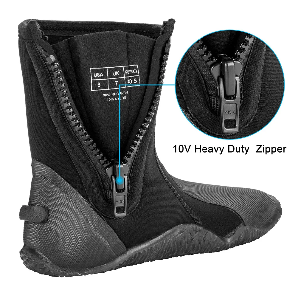 wetsuit boots black 6
