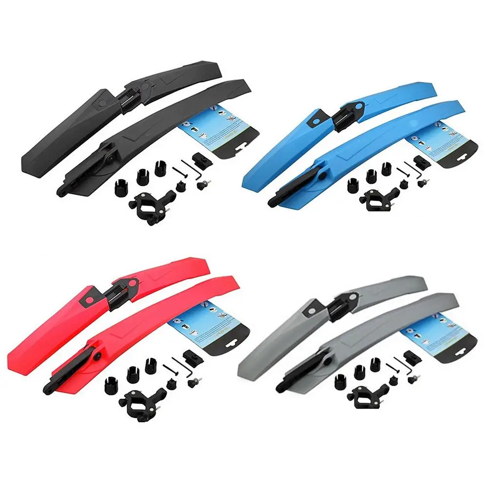 

1 Set Quick-Release Bike Fender Bicycle Fenders MTB Mountain Cycling Mud Guards Mudguard 4 Colors Front Rear Wings Mud Guard