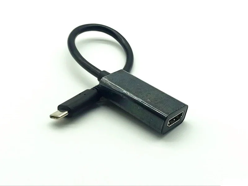 Кабель адаптер типа C к hdmi USB3.1 преобразует в HDMI папа женскому для компьютера Apple