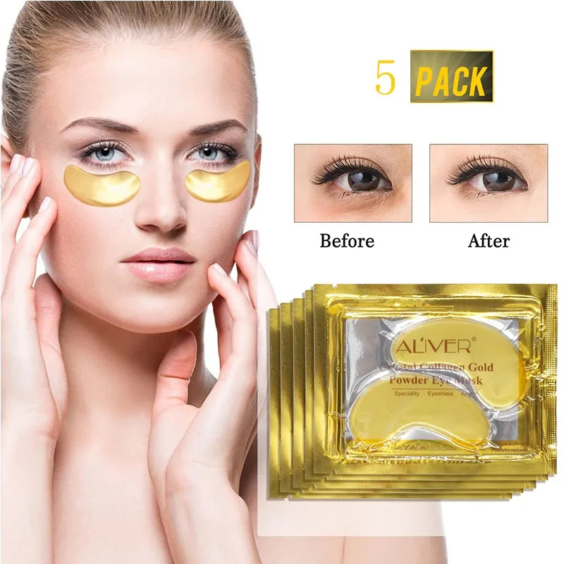 Buy Gold Collagen Eye Mask Crystal Eyelid Patch Anti