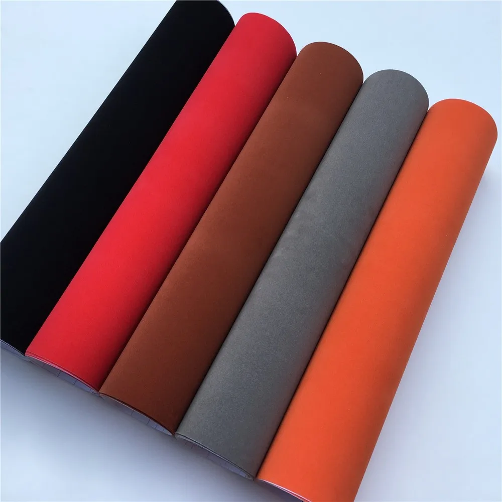 

Velvet Fabric Vinyl Wrap Film Car Film Vinyl Sticker Bubble Free For Car Wraps Vehicle Decal Console