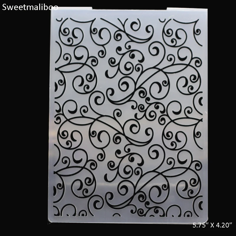 Lot De 4 Pochoirs De Gaufrage En Plastique Pour Loisirs Créatifs, Fabrication De Cartes, Scrapbooking