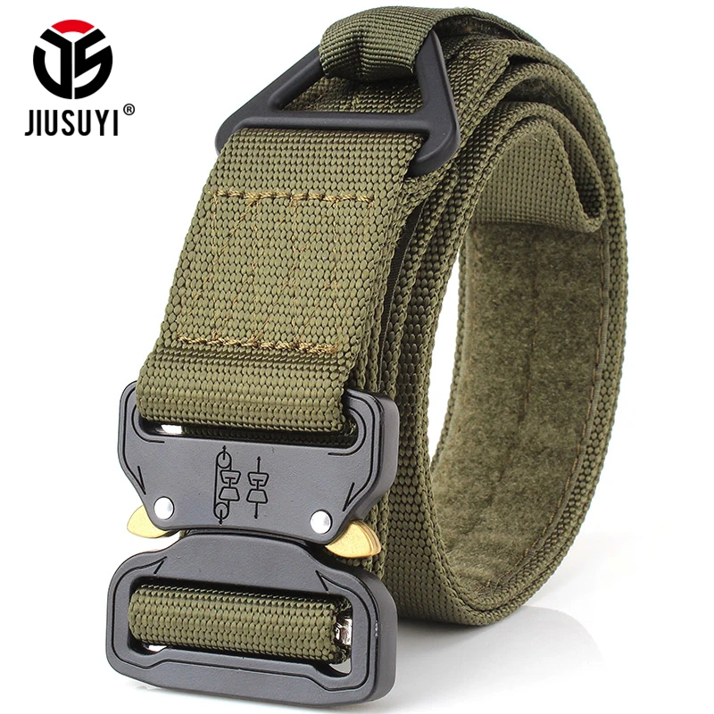 

SWAT Military Equipment Heavy Duty Emergency Rigger Waist Belt Knock Off Army Combat Men Tactical Belts Nylon Waistband 4.5cm