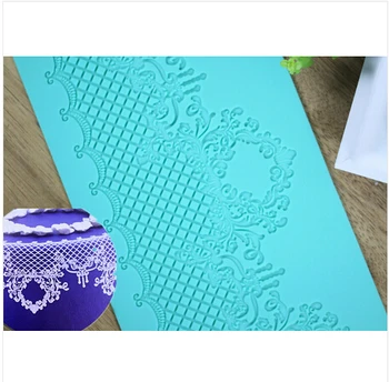 

Silicone Mold Fondant Cake Decoration Lace Mold Silicone Lace Mat/molds No.l003 New Arrival Food Grade Lace Moulds PRZY Zh99