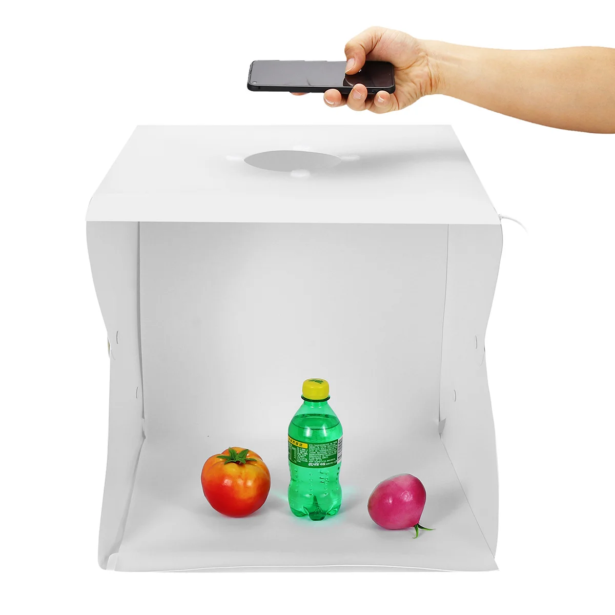 

80x80x80cm Portable Folding Light Box Photography Studio Softbox LED Light Soft Box Tent Kit for Phone Camera Photo Backg