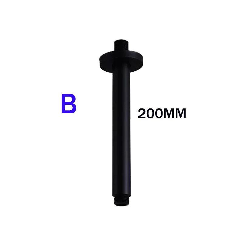 BAKALA Черная Нержавеющая Сталь Настенный или потолочный Душ для ванной ...