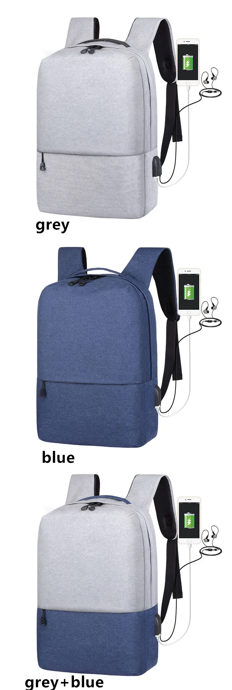 wholesale online bagpack custom back pack business laptop bag litht weight usb charging bags for men anti theft smart backpack