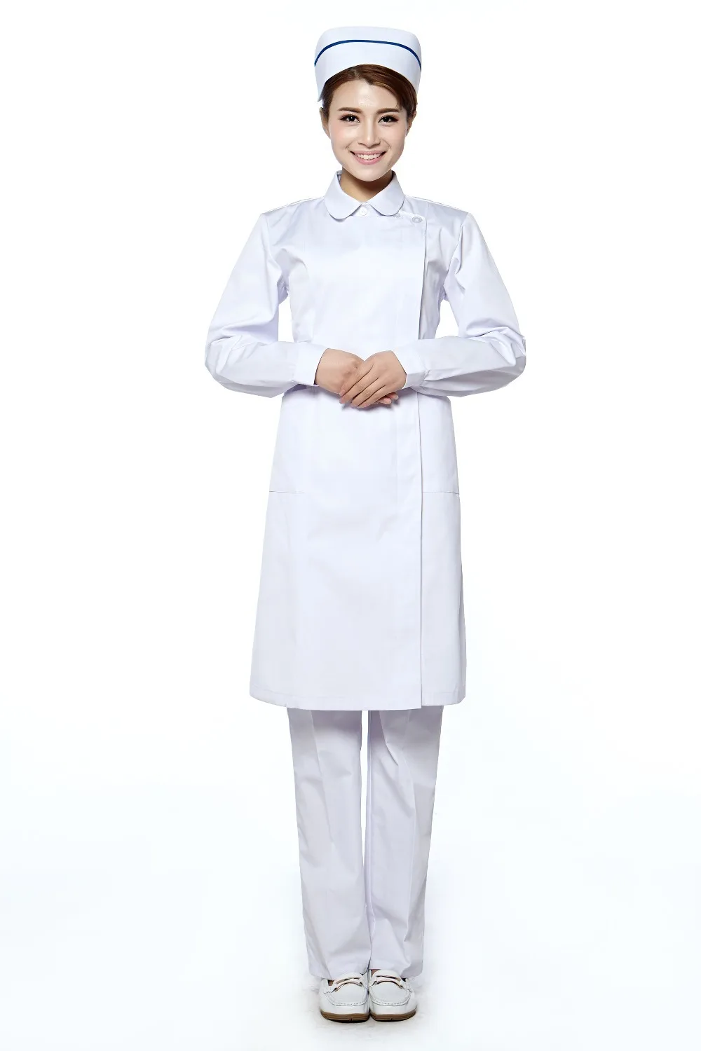 2015 OEM medical clothing suits medical outfit long sleeve hospital
