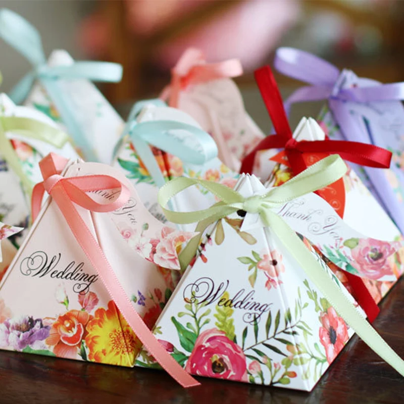 24pcs Wedding decoration candy box Double-face print flower for Baby shower gift box wedding favor and gift box supplier A229 baby-christmas-gifts : image 24pcs Wedding decoration candy box Double-face print flower for Baby shower gift box wedding favor and gift box supplier A229 baby-christmas-gifts