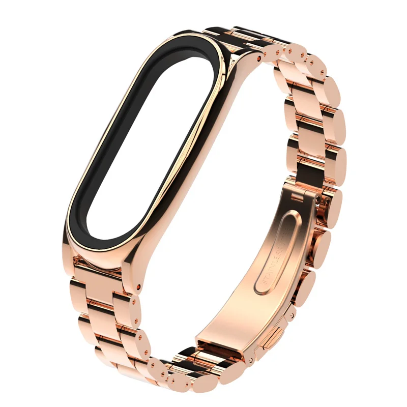 

Stainless Steel Watchband Strap Replacement Band Belt for XiaoMi Miband 3 TH36