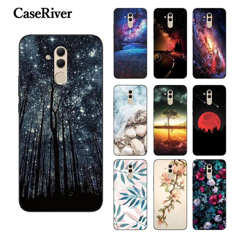 

Phone FOR Huawei Mate 20 Lite Case Silicone Back Protective Funda Huawei Mate 20 Lite Case Black Matte Soft Mate 20 Lite Cover