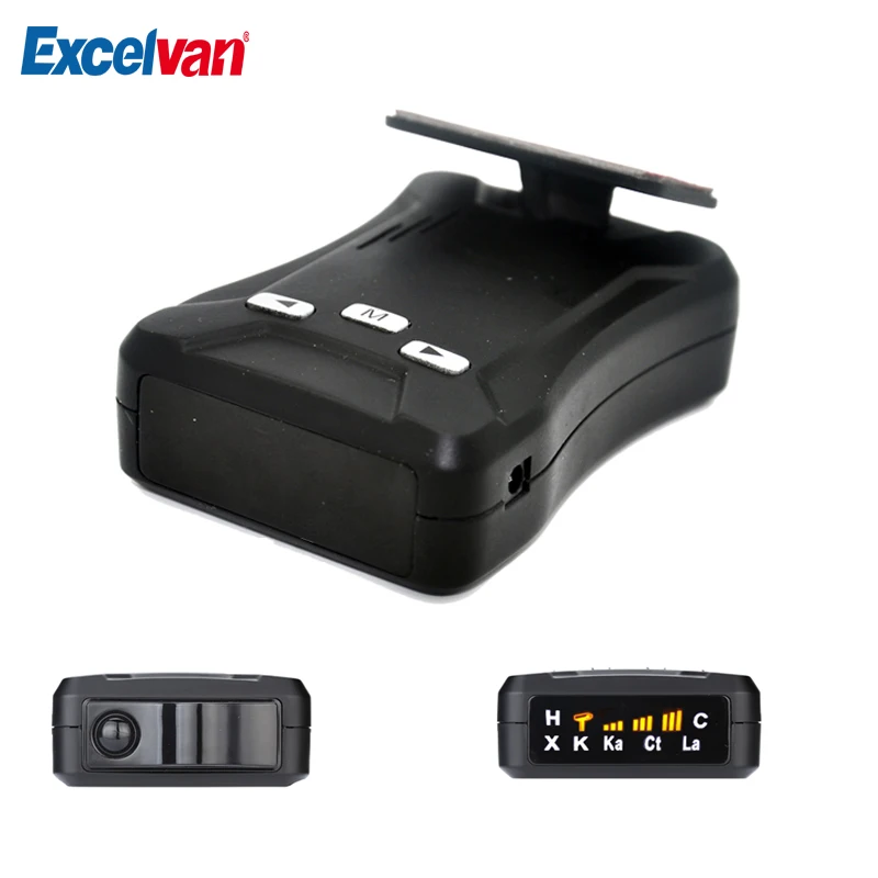 

Excelvan D3 Radar Detector Car Speed Laser Radar Detector Crystal Clear Voice Alert 360 Degree Detection and LED Display
