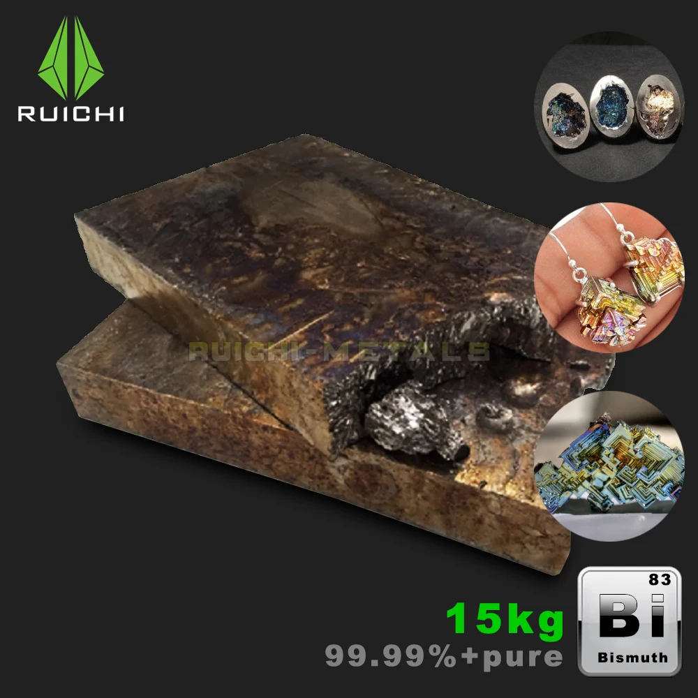 15 кг висмута металла слиток Би Кристаллы Высокой Чистоты 99.99% Бесплатная