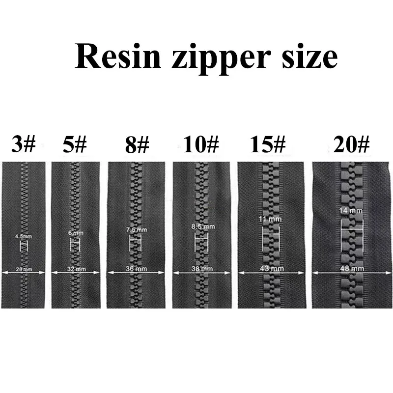 Meetee 1/3 м 15# смолы застежка-молния с открытым концом на открытом воздухе палатки большой головка молния куртка DIY Чемодан швейная Материал Reapir по индивидуальному заказу аксессуар
