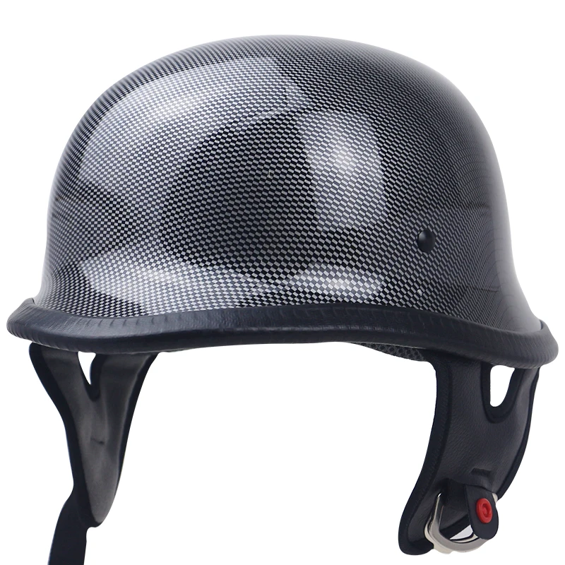 Tedesco casco M35 disegno mezzo del fronte del motociclo del casco DOT  Approvato chopper casco della bici adulti luce peso non mushroon  profilo|Helmets| - AliExpress