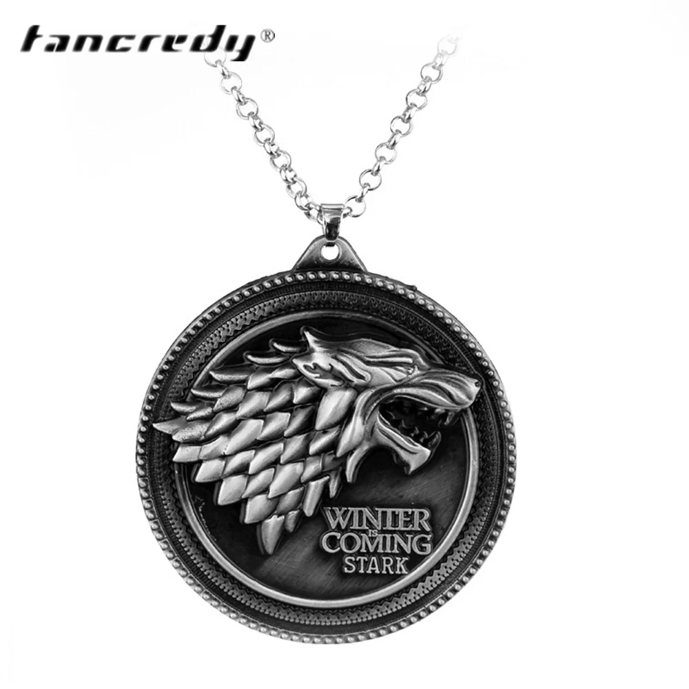 

Tancredy For Game of Thrones House Car Ornaments Stark Wolf Car Styling Pendant Rear View Mirror Hanging Interior Decorations
