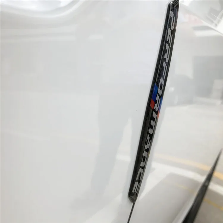 4PCS car door protector carbon fiber door side stickers car Anti-collision Strips Sticker for bmw e90 e46 f30 f10 X1 X3 X5 X6 (4)