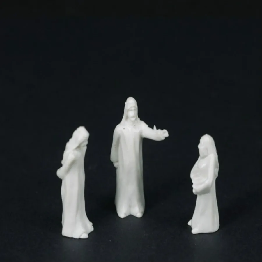 best selling scale model arab plastic white and black figures people in 1100 for Architecture train layout (10)