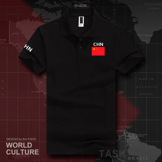 Hong Kong HongKong China polo shirts men short sleeve white brands