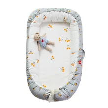 15 цветов 90*50 портативное детское гнездо кровать скандинавский хлопок Колыбель дышащая детская кроватка бампер складной спальное место для новорожденных путешествия кровать