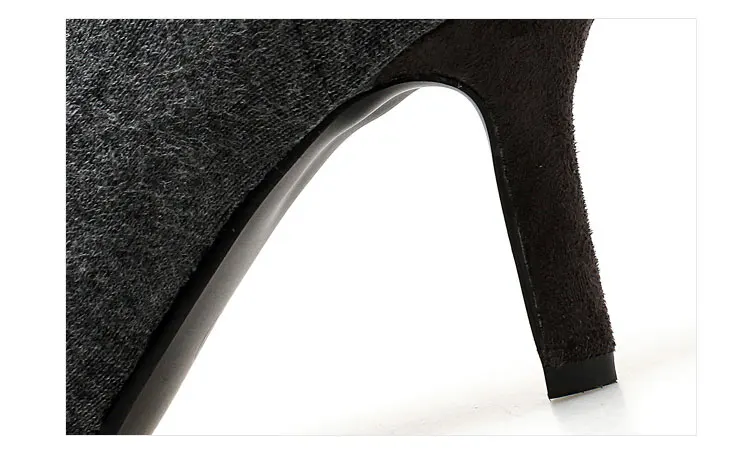 2018 New Pointed High-Heeled and Flat Long Knees Women's Socks Shoes Woman Women's Boots Zapatos De Mujer M8D184 (6)