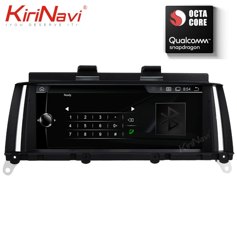 Best KiriNavi 8 Core 4+64G 10.25" 2 din car radio Android 9.0 auto multimedia stereo dvd gps for BMW X3 F25 automotivo head unit WIFI 2