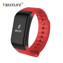 Смарт-браслет с Bluetooth и шагомером, пульсометром, красными часами