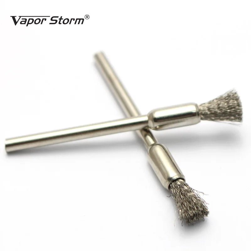 

Vapor Storm E Cigarette Metal Brush 5CM for RDA RTA Heating Wire Carbon Cleaning Coil Duster Brushes Steel Vape Accessory