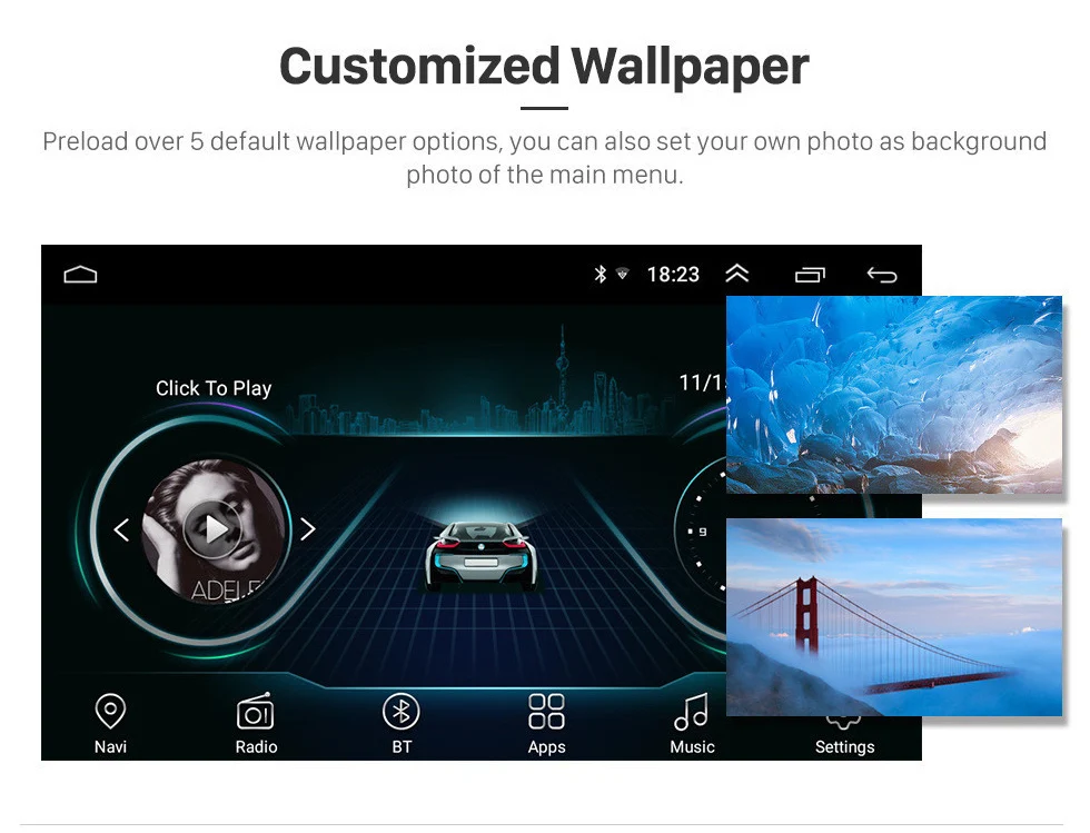 Clearance Harfey 2Din HD Car Stereo Android 8.1 for Ford Focus Exi AT 2004 2005 2006 2007 2008 2009 2010 2011 with DSP 4RAM 32ROM 2.5D IPS 11