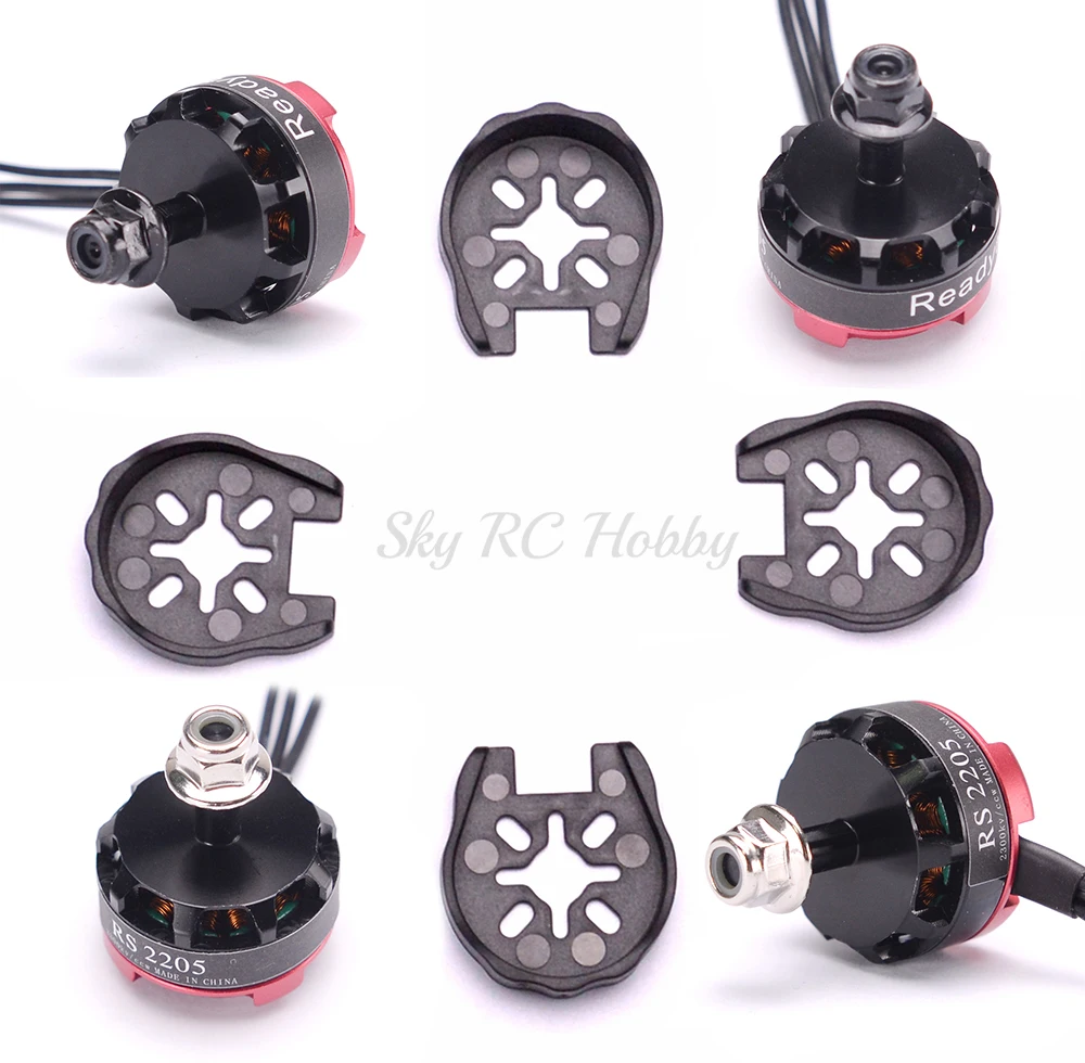 4 шт./лот RS2205 2300kv бесщеточный двигатель RS 2205 для FPV RC Racing Drone Quad QAV R Martian II 220 мм X 214