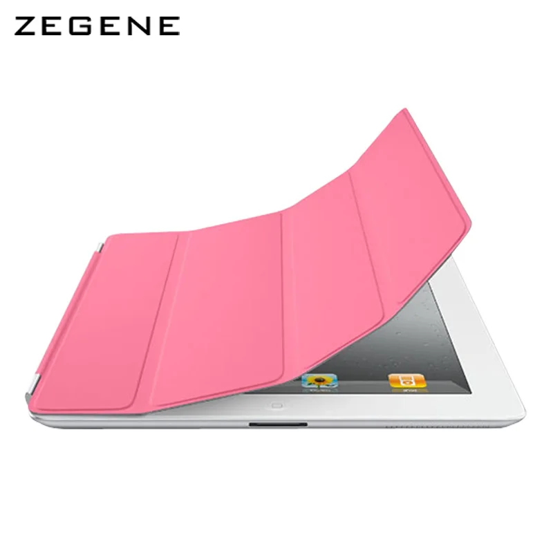 

Case For ipad pro 12.9 inch smart cover single-sided PU leather case ultra-thin three-fold magnetic skin sleep protection shell
