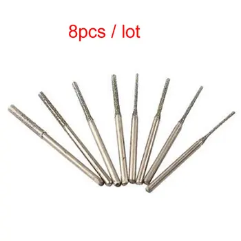 

8pcs/lot Woodworking tool diamond drilling needles mini milling machine cutting tool