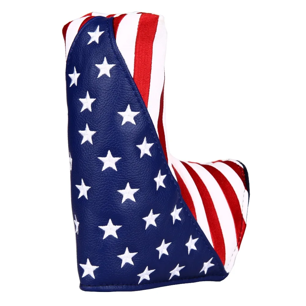 1 шт. USA Starts and Stripes Golf Putter Head Cover Blade чехлы с магнитной застежкой|Клюшки для гольфа| |