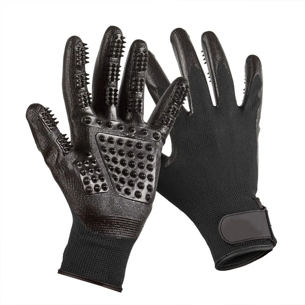 

silicone gloves Grooming Gloves Hair Massage Shedding gloves Brush works Grooming Bathing Shedding