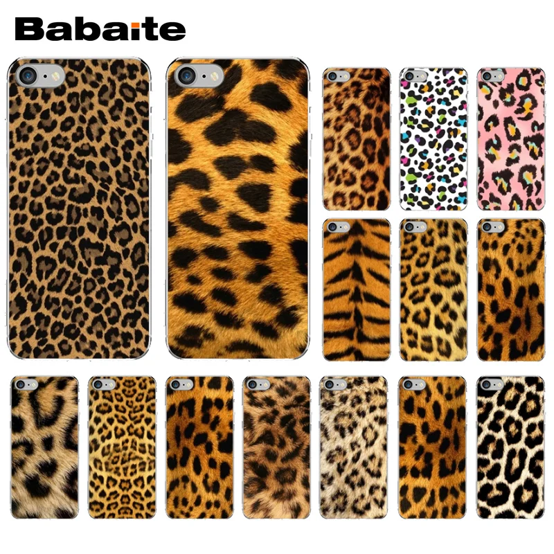 

Leopard Print Newly Arrived Transparent Cell Phone Case for Apple iPhone 8 7 6 6S Plus X XS MAX 5 5S SE XR Mobile Cases