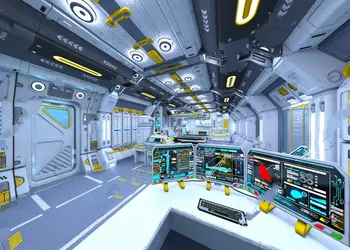 

spaceship space theme light backdrop Vinyl cloth High quality Computer print wall Photography Backgrounds