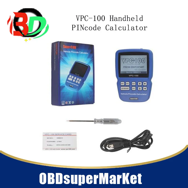 

500 Tokens for VPC 100 SuperOBD VPC-100 Handheld PIN code Calculator VPC100 IMMO Key code Reader