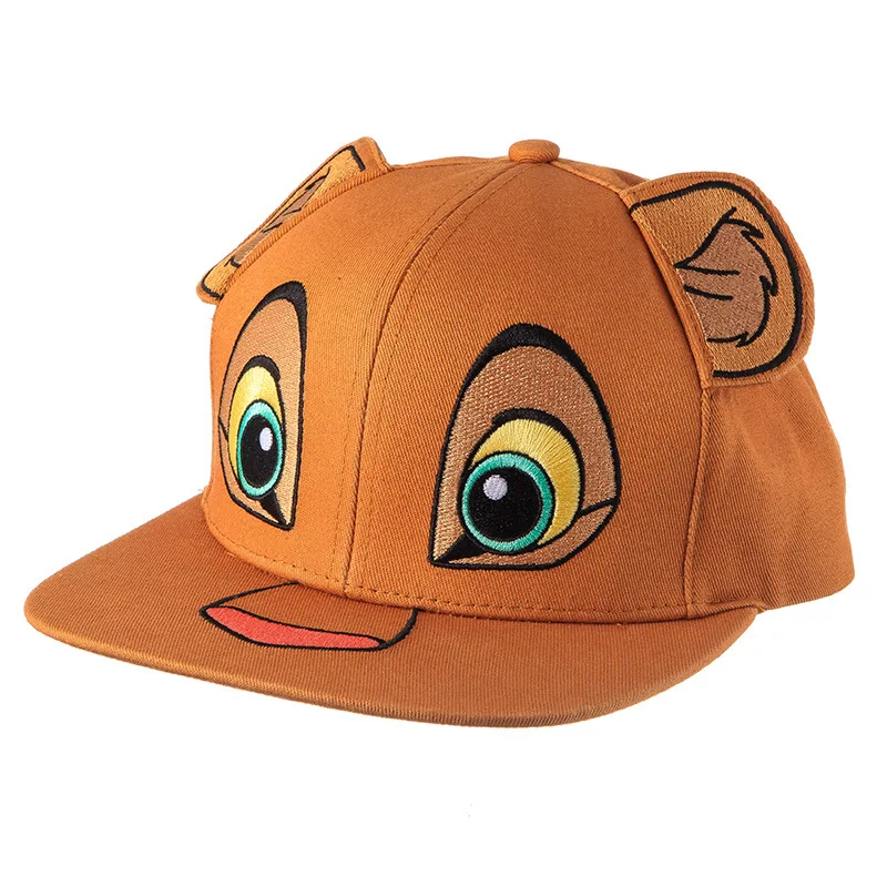 Disney Король Лев детская шапка унисекс Милая Simba Nala лицо бейсбольная кепка Солнцезащитная для детей подарки на день рождения