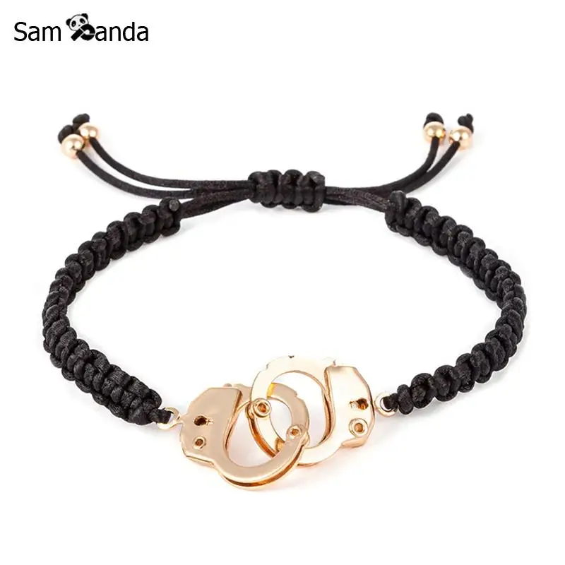 Мужские и женские браслеты-наручники кожаный браслет модные ювелирные изделия |