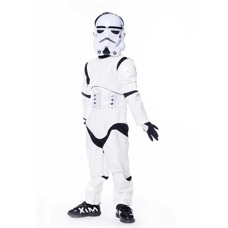 Cosplay&ware Deluxe Storm Troopers Cosplay Costume Child Kids Boys Leather Star Wars -Outlet Maid Outfit Store