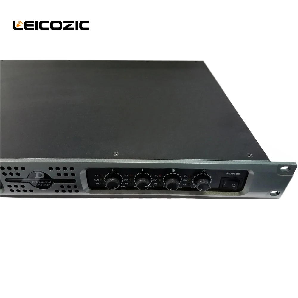 Leicozic DX8100 8-канальный усилитель 100 Вт предельная долговременная мощность 150 w усилитель 4ohm класса d звуковые усилители усилитель для диджеев аудио профессиональный аудио