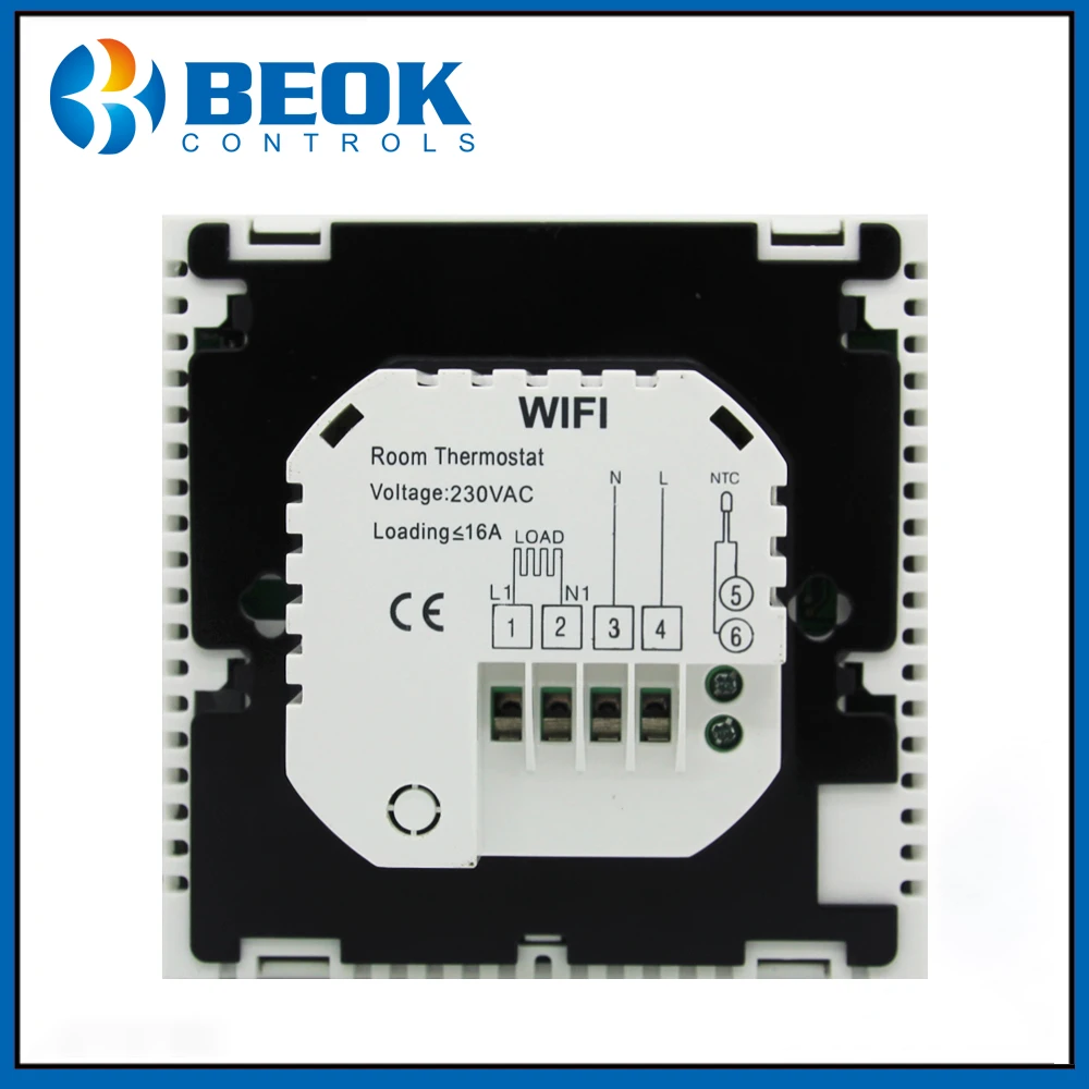 Beok пульт дистанционного управления TDS23WIFI-EP термостат с большим сенсорным экраном дисплей электрический контроль температуры