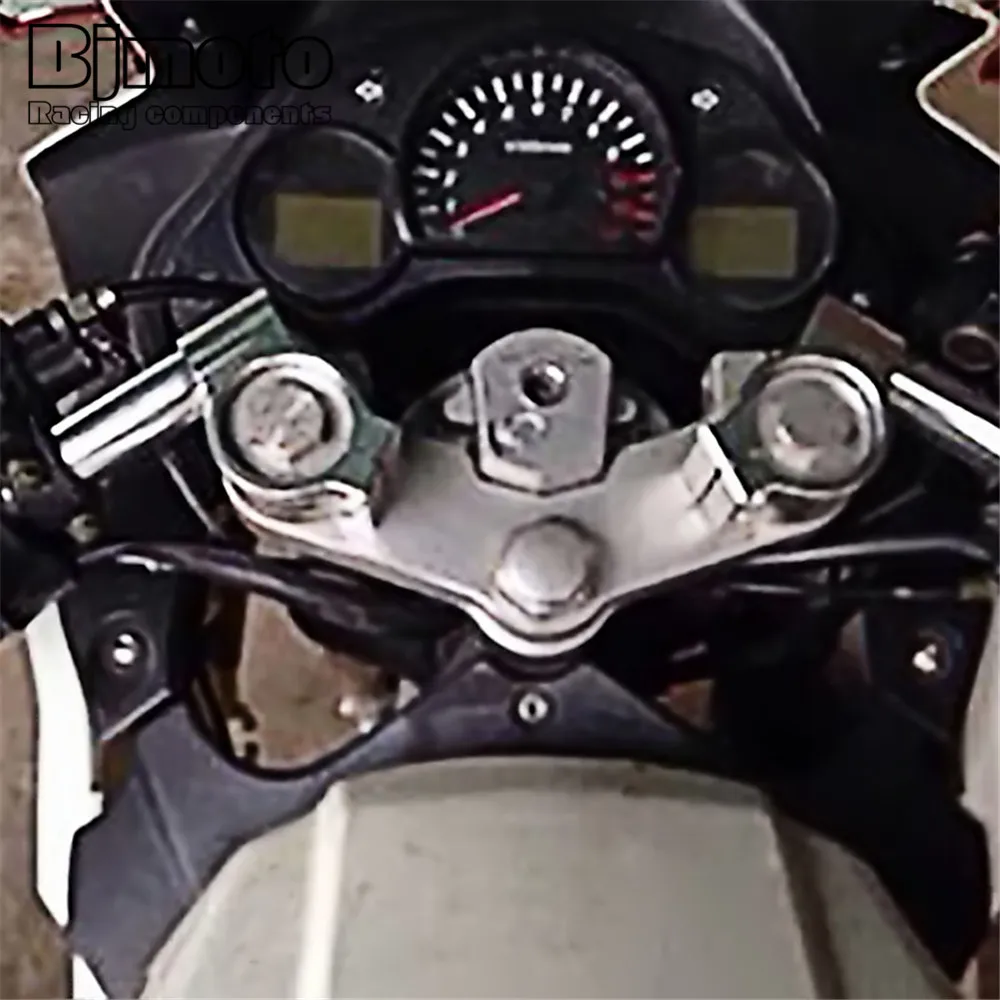 Зажим на руль мотоцикла Bjmoto CNC зажим вилки для Yamaha YZF R3 2015 2018 R25 2013 ABS MT03 MT25 15 18|clip on