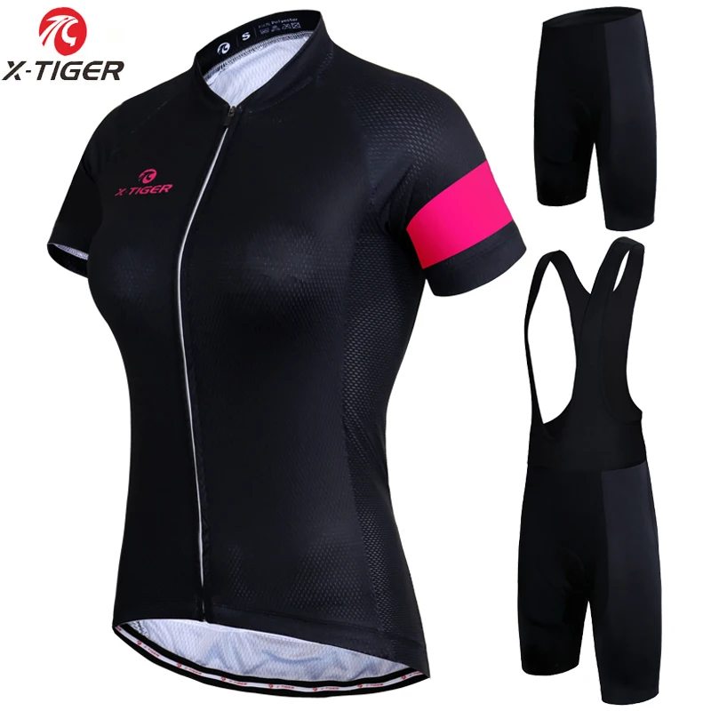 

X-Tiger 4 Colors Women Cycling Clothing Breathable Mountian Bicycle Clothes Ropa Ciclismo MTB Bike Clothes Cycling Jersey Sets