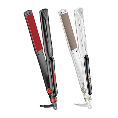 

Max 450F wet dry professional flat iron ceramic hair straightener LED digital display comb straightening iron smoothing