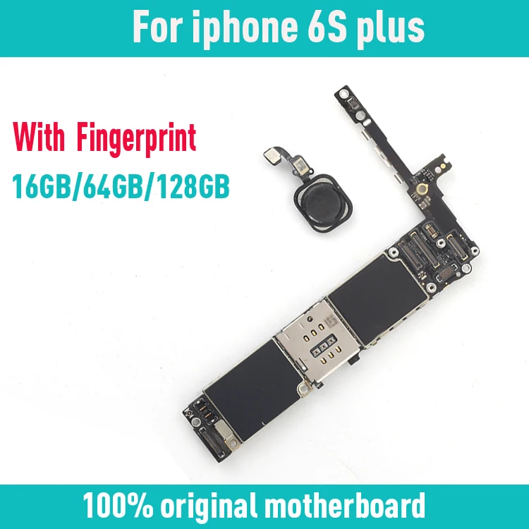Материнская плата для iphone 6s plus 16 ГБ/64 Гб/128 ГБ 100% оригинал разблокированная