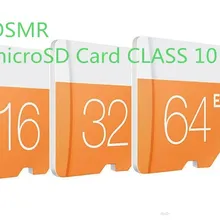 Класс 10 EVO 16 32г 64Г микр SD карта Micro SD, ручной флеш-карты памяти TF C10 флеш-карты памяти SDHC с адаптером SD карта SDXC белый оранжевый(10 шт./1 упаковка