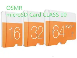 Оптовая продажа, класс 10 EVO 16 32г 64Г микр SD карта Micro SD, ручной флеш-карты памяти TF C10 флеш-карты памяти SDHC с адаптером SD карта SDXC белый оранжевый