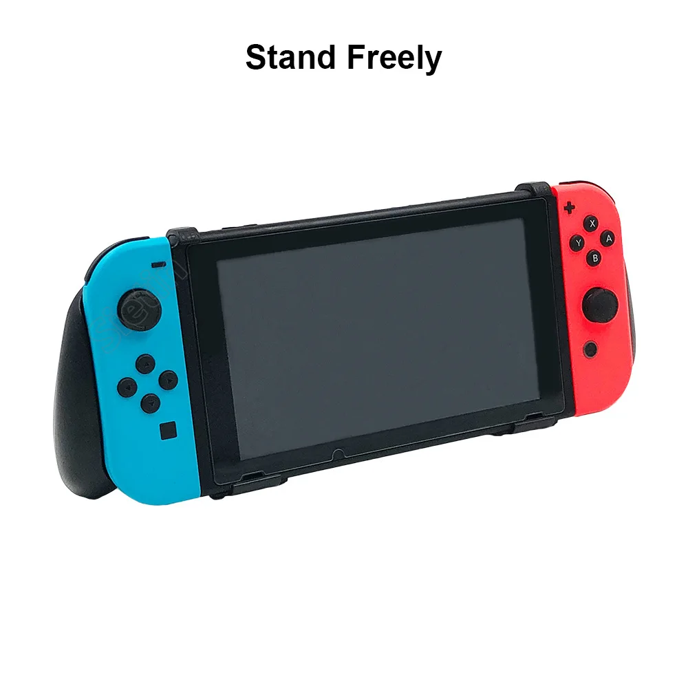 Nintend Switch Grip Case with 5 Game Cards Storage Ergonomic Gaming Goplay Hand Grip Accessories Especially for Big Hands